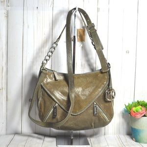 Michael Kors Distressed Leather Crossbody Bag